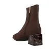 Gioseppo 80115 Tronchetti Elasticizzati Tacco Tartaruga Donna Marrone