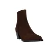 Dansi 9107A Westernstiefeletten Wildleder Damen Schokobraun