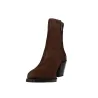 Dansi 9107A Botines Camperos Serraje Tacón Mujer