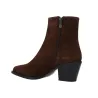 Dansi 9107A Tronchetti Texani Camoscio Donna Cioccolato
