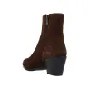 Dansi 9107A Tronchetti Texani Camoscio Donna Cioccolato