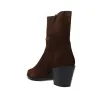 Dansi 9101A Tronchetti Texani Intrecciati Donna Cioccolato
