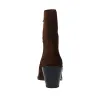 Dansi 9101A Tronchetti Texani Intrecciati Donna Cioccolato