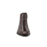Dansi 8715A Botines Piel Cordones Ojetes Tacón Bajo Mujer Chocolate
