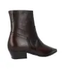 Dansi 8742A Botines Camperos Piel Lisa Tacón Mujer