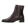 Dansi 8718A Botines Piel Lisa con Hebilla Tacón Bajo Mujer