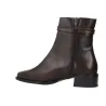 Dansi 8718A Botines Piel Lisa con Hebilla Tacón Bajo Mujer
