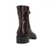 Dansi 8718A Botines Piel Lisa con Hebilla Tacón Bajo Mujer