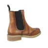 Luis Gonzalo 5685M3 Stivaletti Chelsea Donna Pelle Brogue Tacco Basso Cuoio