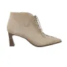 Hispanitas HI264960 Tronchetti Stringati Donna Pelle Tacco 7 cm Castoro