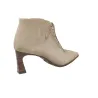 Hispanitas HI264960 Tronchetti Stringati Donna Pelle Tacco 7 cm Castoro