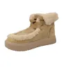 Gioseppo 80467 Women's Shearling-Lined Suede Ankle Boots, Black
