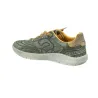 Sunni Sabbi FLY-VX 025 Baskets Cuir Homme Semelle Épaisse Effet Délavé Kaki