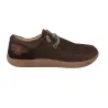Sunni Sabbi KAIRO 015 Chaussures Casual Homme Cuir Bout Mocassin Marron Foncé