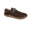 Sunni Sabbi KAIRO 015 Scarpe Casual Uomo Pelle Punta Mocassino Marrone Scuro