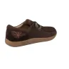 Sunni Sabbi KAIRO 015 Chaussures Casual Homme Cuir Bout Mocassin Marron Foncé