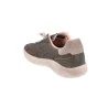 Sunni Sabbi FLY-VX 075 Leather Trainers Women Chunky Sole Washed Khaki