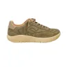 Sunni Sabbi FLY-VX 075 Leather Trainers Women Chunky Sole Washed Khaki