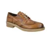 Luis Gonzalo 5682M4 Damen Schnürschuhe Leder Budapester Zehenkappe Cognac