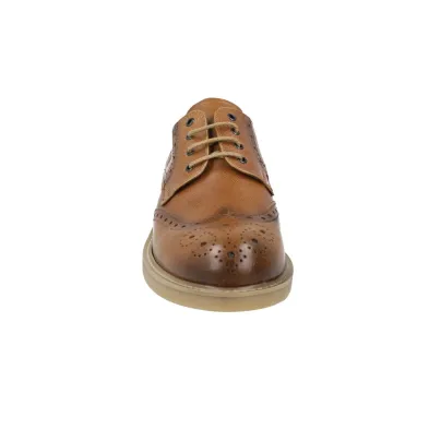Luis Gonzalo 5682M4 Zapatos Derby Piel Mujer Puntera Picada Cordones Cuero