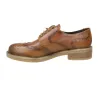 Luis Gonzalo 5682M4 Damen Schnürschuhe Leder Budapester Zehenkappe Cognac