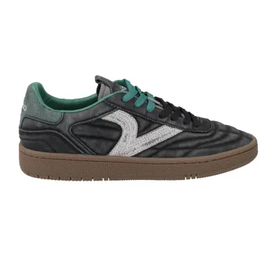 Victoria 8806125 Zapatillas Tenis Retro Piel Washed Hombre Suela Goma Negro