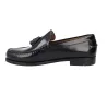 Callaghan 16101 Mocassino Pelle Nappine Uomo Nero e Bordeaux