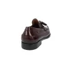 Callaghan 16101 Mocassin Cuir Glands Homme Noir et Bordeaux Chic