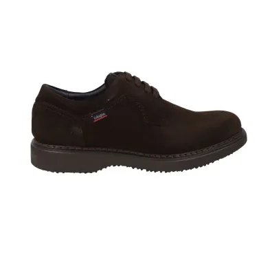 Callaghan 12300 Suede Derby Shoes for Men Brown Lace-Up Casual