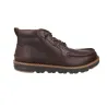 Hey Dude Flint Botín Piel Hombre Chocolate Ligero y Flexible
