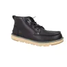 Hey Dude Flint Stivaletto in Pelle Uomo Nero Leggero e Comodo