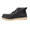 Hey Dude Flint Stivaletto in Pelle Uomo Nero Leggero e Comodo