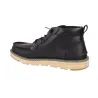 Hey Dude Flint Stivaletto in Pelle Uomo Nero Leggero e Comodo
