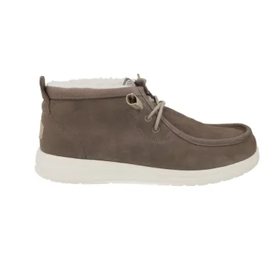 Hey Dude Wally Mid Warmth Stivaletto Camoscio Uomo Cioccolato