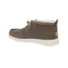 Hey Dude Wally Mid Warmth Suede Boot for Men Chocolate Lined