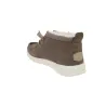 Hey Dude Wally Mid Warmth Botín Ante Hombre Chocolate Forrado