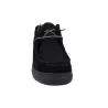 Pitas Paris Suede Ankle Boot for Women in Black, Chunky Track Sole