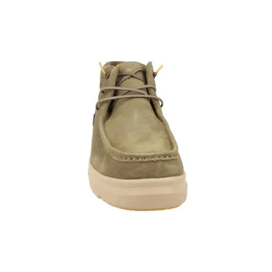 Pitas Olvera Stivaletto in Camoscio Uomo Kaki, con Suola Track