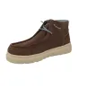 Pitas Paris Stivaletto in Camoscio Donna Nero, con Suola Track