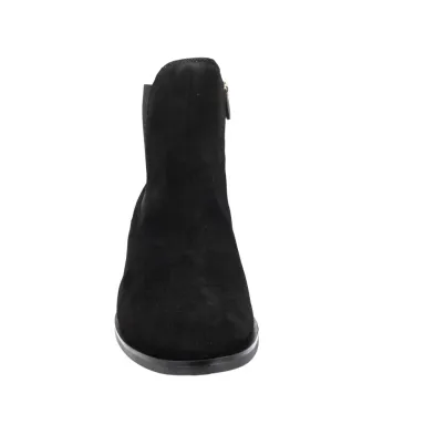 Callaghan 36803 Boots Chelsea en Daim Noir pour Femme à Talon