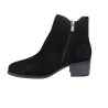 Callaghan 36803 Black Suede Chelsea Ankle Boot for Women with Heel