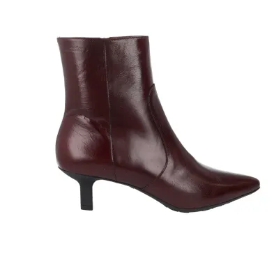 Wonders G-7111 Stivaletto in Pelle Bordeaux Donna Punta a Spillo