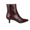Wonders G-7111 Stivaletto in Pelle Bordeaux Donna Punta a Spillo