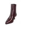 Wonders G-7111 Stivaletto in Pelle Bordeaux Donna Punta a Spillo
