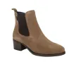 Callaghan 36803 Black Suede Chelsea Ankle Boot for Women with Heel