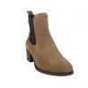 Callaghan 36803 Black Suede Chelsea Ankle Boot for Women with Heel