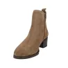 Callaghan 36803 Chelsea-Stiefelette aus Veloursleder Schwarz Damen
