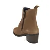 Callaghan 36803 Black Suede Chelsea Ankle Boot for Women with Heel