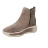 Callaghan 61607 Taupe Suede Chelsea Ankle Boot for Women Platform