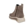 Callaghan 61607 Boots Chelsea en Daim Taupe pour Femme à Plateforme
